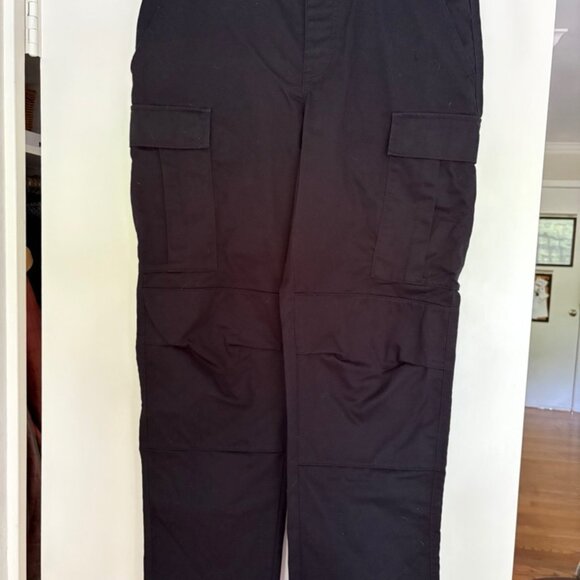 Empyre Loose Fit Black Cargo Skate Pants MED - Picture 2 of 14